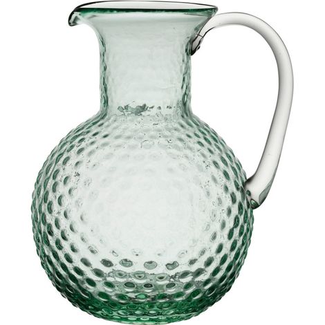 Pichet bordemer vert verre 24x20x29cm (1/2)