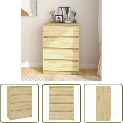 Furniture Limited - Armoire d'appoint 60x36x84 cm Bois de pin mas (1/5)