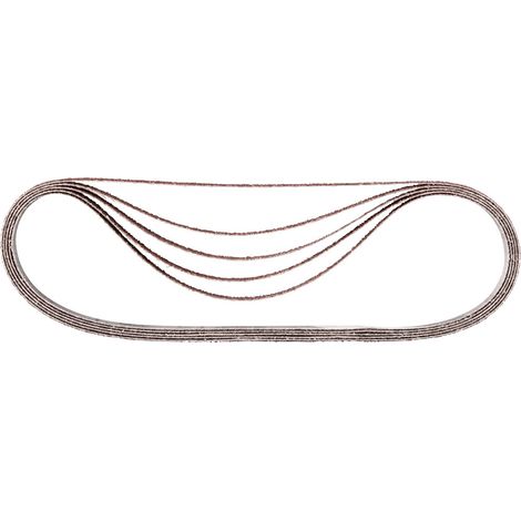 Makita P-43343 Schleifband-Set Körnung (num) 80 (L x B) 533 mm x 13 mm 5 St. (1/2)