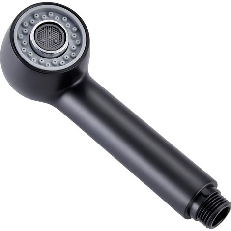 Schwarzer Wasserhahn-Spray, einziehbarer Küchenspülenmischer, 2 Düsen, Handbrause, Ersatz für Küchenarmatur oder Waschbecken (1/5)