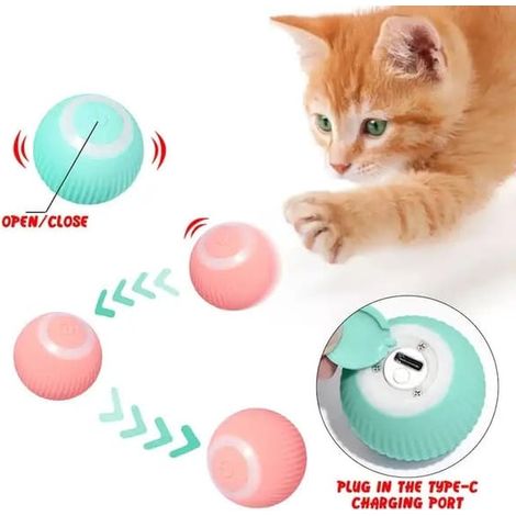 Jouets pour chats - Balle/boulon mobile rose spécialement conçu pour les chats (1/5)
