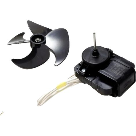 Motor de ventilador, plástico de alta calidad, 4 x 4 x 4 pulgadas, compatibilidad universal, refrigeración eficiente, 1,2 libras