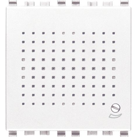 VIMAR – 20380.B Elektronische Klingel mit 3 Sequenzen, 12 V, weiß