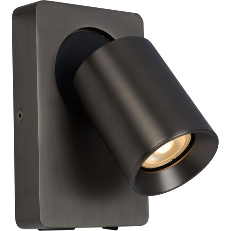 Applique murale orientable noire Nigel Lucide GU10 5W (1/2)