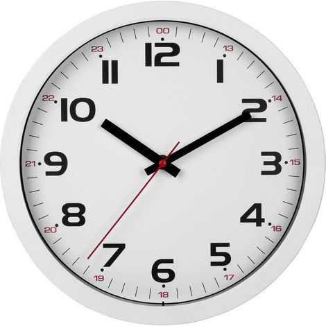 TFA Dostmann 60.3050.02 Reloj de Pared Blanco 30,5 cm