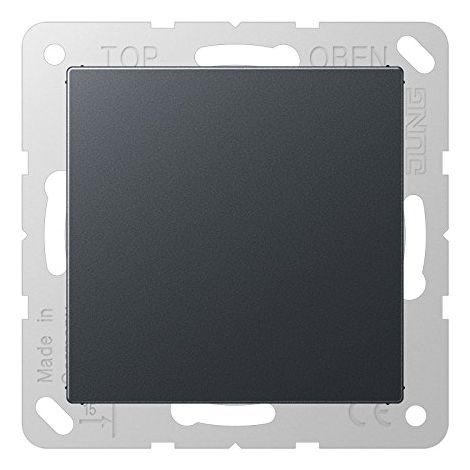 JUNG A594 - 0 ANM - COPERCHIO CIECO PRESSIONE ANTRACITE OPACO A594-0ANM