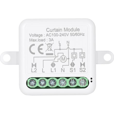 Mini relais intelligent WiFi Interrupteur unidirectionnel Module d'interrupteur intelligent Application Smart Life (1/5)