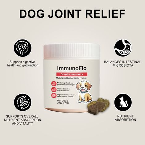 Comprimés nutritionnels à croquer pour chiens - Doux et faciles à digérer pour la santé de votre animal, un pelage énergisant et brillant - 200 g (1/5)