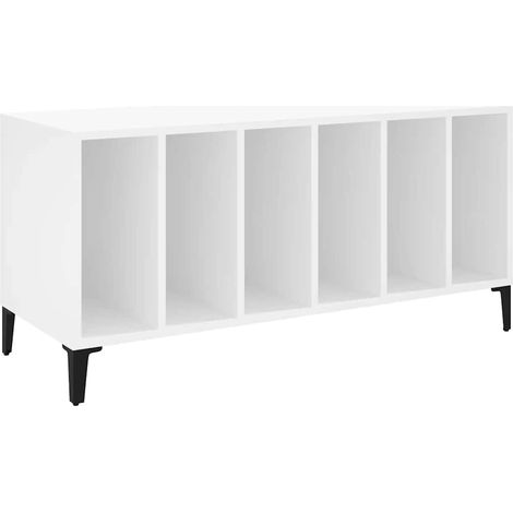 Maison Exclusive - Mobile Porta DiscBianco 100x38x48 cm in Legno Multistrato (1/5)