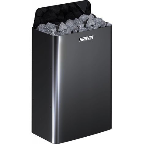 Harvia The Wall SW60E black 6,0 kW Saunaofen Elektroofen Saunaheizgerät schwarz