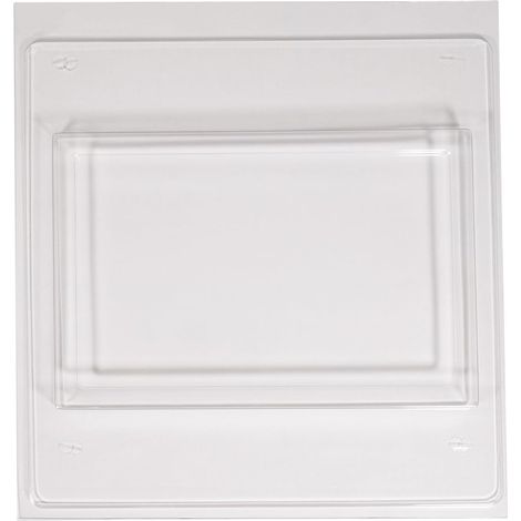 Moule Rectangulaire, 1 pce., plastique PET transparent, 27x18x2cm, rebord 1,3cm, réutilisable, béton créatif, arts créatifs, décoration, plateau-36139000 (1/4)
