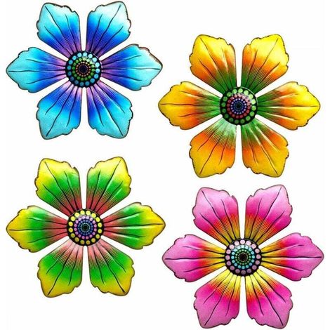 Décoration Murale Papillons Métal pour Jardin Extérieur et Intérieur Salon Cuisine