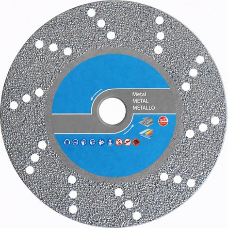 Disque Diamant Coupe et Ponce D. 230 x M14 x Ht. 30 x ép. 3.0 mm - Pour Acier, Acier Inoxydable et Fonte - Diamwood
