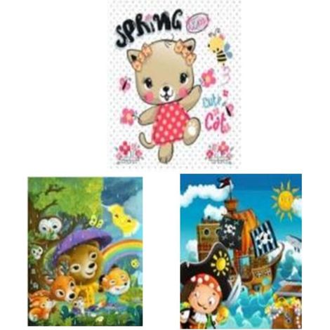 Sacchetto regalo per bambini XL con fondo largo, assortimento misto
