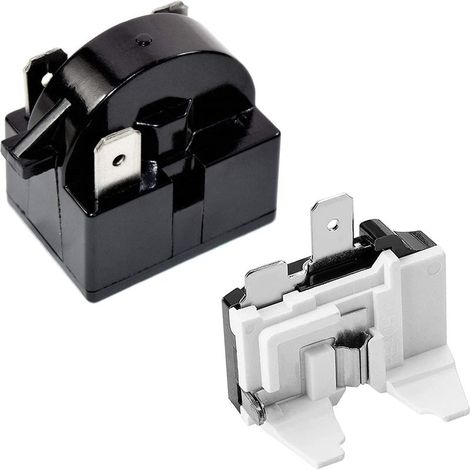 Greluma Relais de démarrage QP2-4.7 PTC, relais de démarrage de réfrigérateur à 3 broches 4,7 Ω et protection contre les surcharges de réfrigérateur 6750C-0005P 1/2 HP compatible avec le compresseur (1/5)