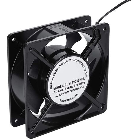 Refroidisseur Axial Inverseur De Soudure Double Roulement À Billes Ventilateur Métal BEM-12038HBL Pour Appareils De Soudage (1/5)