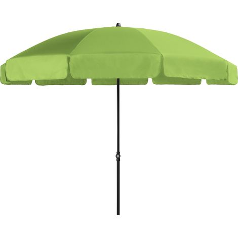 Doppler Sonnenschirm "Sunline" Ø250 cm, fresh green, Bezug aus 100% Polyester, Gestell aus Stahl, Gewicht 15,8 kg