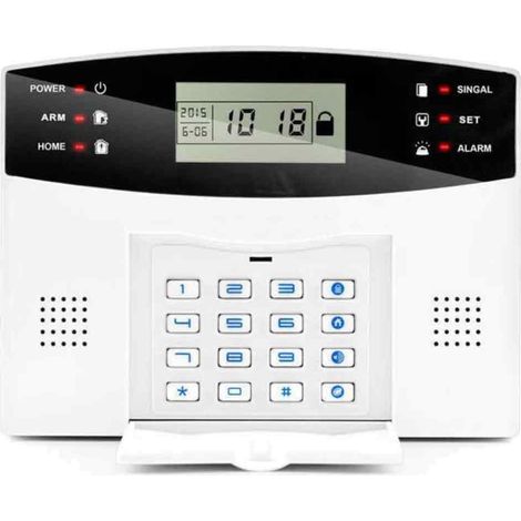 Kit alarmă GSM fără fir QttvbTna, panou LCD, set complet 18 accesorii, securitate inteligentă pentru casă și birou (1/3)