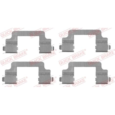Kit d'accessoires, plaquette de frein à disque Quick Brake 109-1727 LAND ROVER