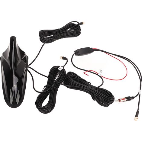 Antenne aileron de requin 12 V, GPS, DAB, FM, Wi-Fi, haute sensibilité, câble de 5 m, antenne radio universelle (1/5)