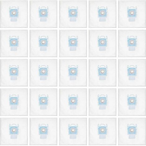 Lot de 25 sacs à poussière de type G pour aspirateurs Bosch GL30/GL40 - Pièces de rechange - Sacs à poussière non tissés et résistants à la poussière (1/5)