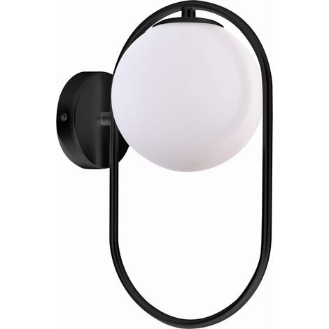 Applique da parete Candellux Cordel nero/bianco G9 28W (1/3)