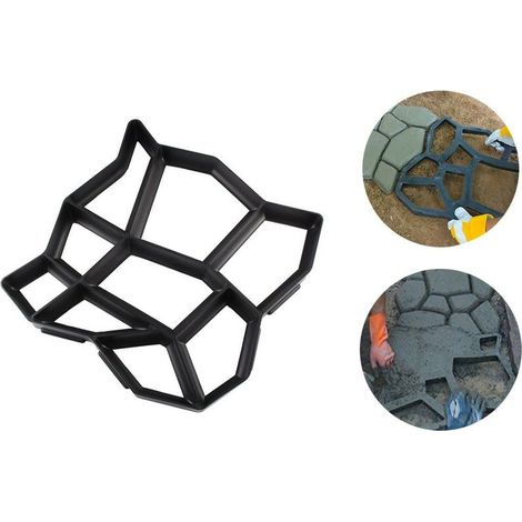 4371 Stampo per pavimentazione in cemento per giardino 42,5 x 42,5 cm matrice per cemento