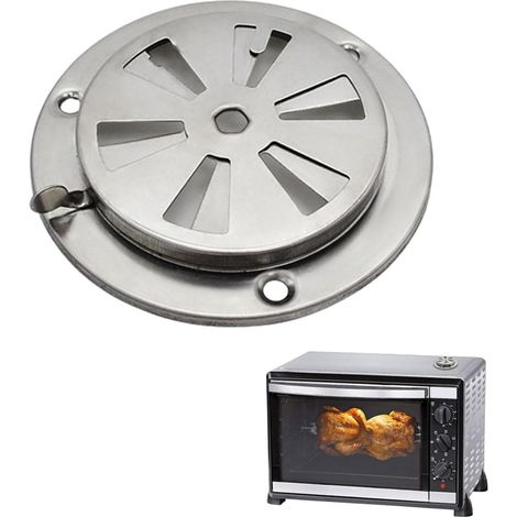 Grille ventilation - Ronde inox, trous - Aération (1/5)