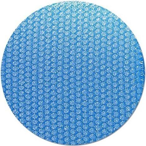 Bache Piscine Ronde, A Bulle Rectangulaire Solaire, Bâche pour Bassin Exterieur, Piscine, Chauffante Hors Sol De Jardin Spa Protection d Ete (φ152 cm) φ152 cm - (1/5)
