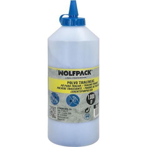 WOLFPACK LINEA PROFESIONAL polvo tiralineas azul bote 1.000 gramos entry