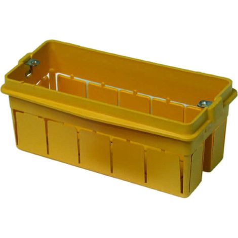 Scatola da incasso con inserti in metallo senza coperchio - Specifiche: 6 posti tipo 506 mm 168x63x53 (1706) - 14 pz