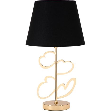 Lampada da tavolo in metallo nero, Ø30x54,5 cm – Glam Harts (1/5)