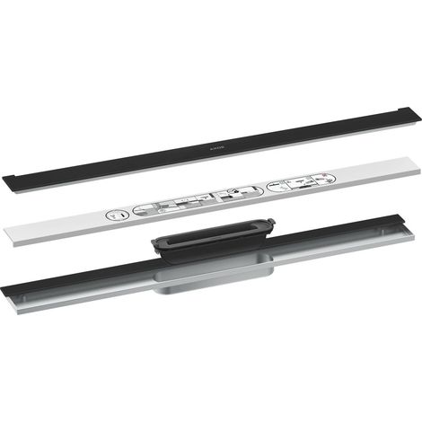 hansgrohe AXOR Drain Set de finition rigole, 700mm pour montage (1/2)