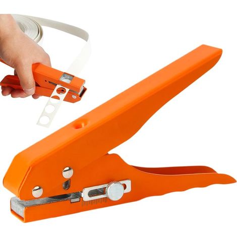 Perforateur Monotrou, Perforateur Ajustable Avec Couvercle À Vis De 8mm, Outils Manuels de Menuiserie avec Capot de Protection à Vis pour PVC, Cuir, Papier Craft, Cartes, Bois Mince et Film (1/5)