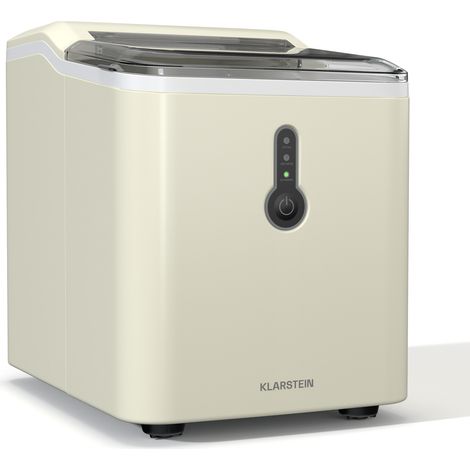 Klarstein Máquina de cubitos de hielo ChillOut 12 kg /día 9 cubitos de hielo en 8 minutos 120 vatios depósito de agua