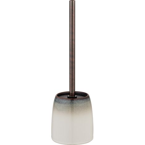 Schöner Wohnen Keramik Bad-Accessoire Set Osteto Beige WC-Garnitur Seifenspender Zahnputzbecher (1/4)