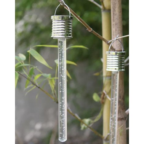 Lanterne Bâton Solaire - GARDEN ID Cristal - 18 cm - Couleur changeante - Autonomie 6-8h - Pile rechargeable. (1/4)