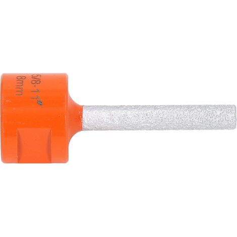 Fraise diamantée pour agrandir, tailler et façonner les trous de granit et de quartz, 8 mm / 0,31 po (1/5)