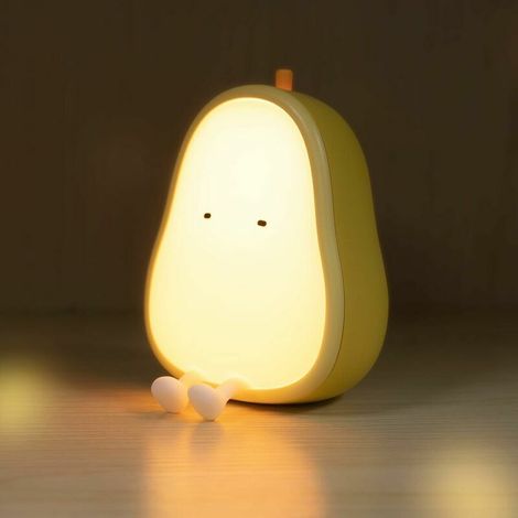 Veilleuse Enfant, Mignon Bébé Veilleuse Dimmable Silicone Aide Au Sommeil Enfants Rechargeable Portable Bébé Lampe De Chevet Lampe De Nuit Pour Chambre De Bébé, Chambre (1/5)