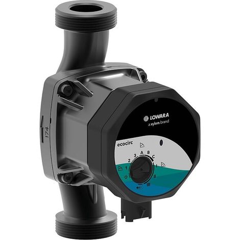 Circulateur LOWARA M 25-6/180 - 3 m3/h - 6,2 m - Raccords G 1½ / R 1 - Mono 230V - 50Hz - 34 W - 80 % eco énérgie en plus