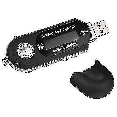 Clé USB 2.0 Mini LCD 8 Go avec lecteur MP3 et radio FM (noir) (1/5)