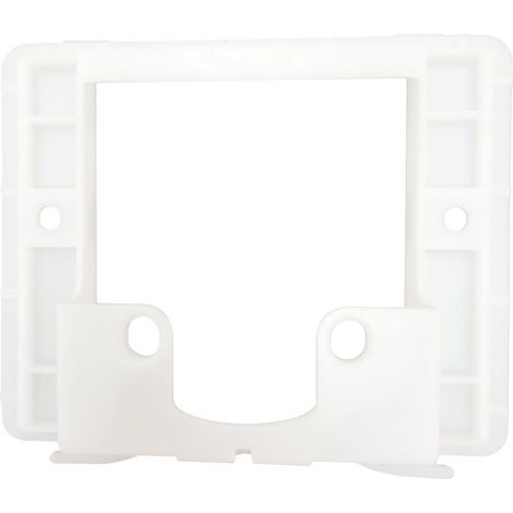 Siamp – Plaque de commande WC VERSO 1100/350 – Finition métal – Largeur 16,7 cm – Hauteur 3 cm – Pièce détachée pour réservoirs encastrés