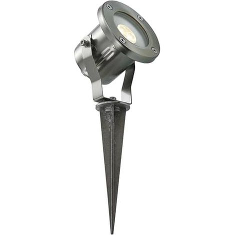 [NEUWERTIG] B-Ware Lindby Led Außenstrahler Außenlampe Lampe Leuchte Mathis Erdspieß Ip65 Edelstahl