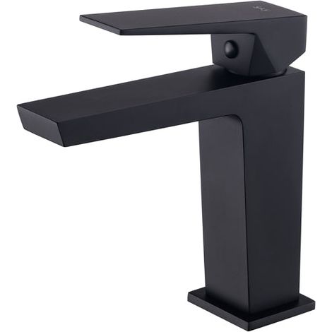 SKY BATH CDI005-1NG INFINITE Grifo Monomando Lavabo Negro Mate - ref: CDI005-1NG