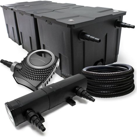 Kit de filtration biologique 24w bassin 90000 L max