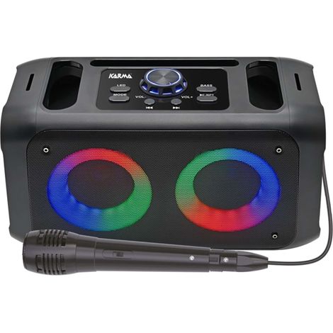 Karma Wparty 2 Diffusore Amplificato Ricaricabile Portatile 10W RMS Bluetooth 5.0 Con Microfono