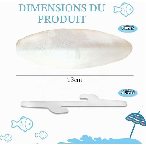 Cuttlefish Bone Set, Chew Toy 11-13 cm for Parrots Parakeets Birds Calcium Supplement for Reptiles Turtles (1/4)