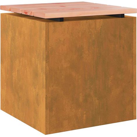 Banc de jardin,Banquette de jardin,Chaise Rouillé 40 x 40 x 43 cm CFW56440 (1/5)