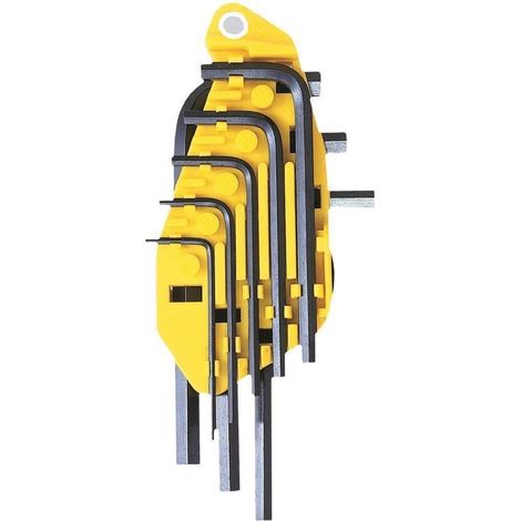 STANLEY 0-69-252 Hexagon Key Set, 8 Piece (1/16 - 1/4in) STA069252