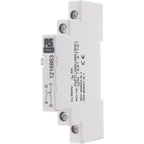 Circuit de déclenchement RS PRO pour Disjoncteurs de protection moteur MS32 et MSB32, Tension 240 V (B300), 250 V ( Prix pour 1 ) (1/2)
